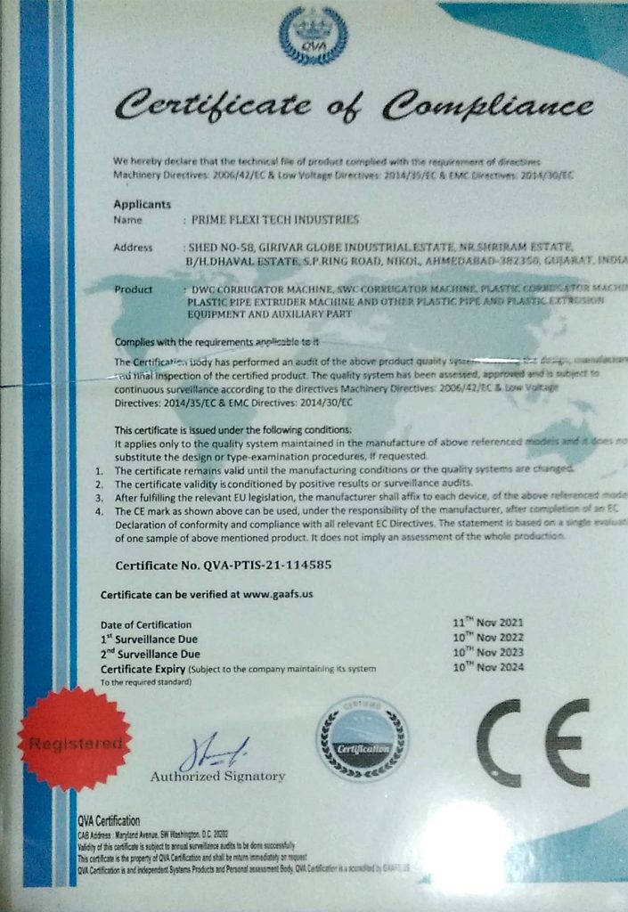 ISO Certificate